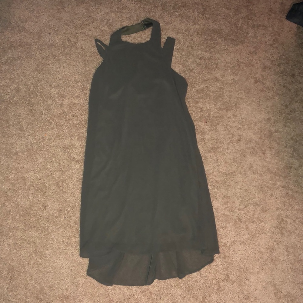 Military green dress